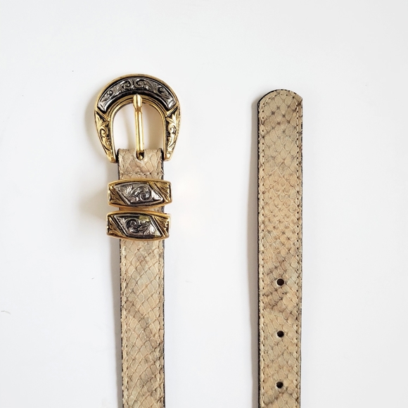 Street Works Animal Print Gold BBeautiuckle Belt - Picture 3 of 9